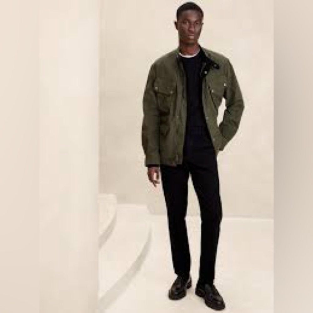 Barbour style Black banana republic Men's Jacket